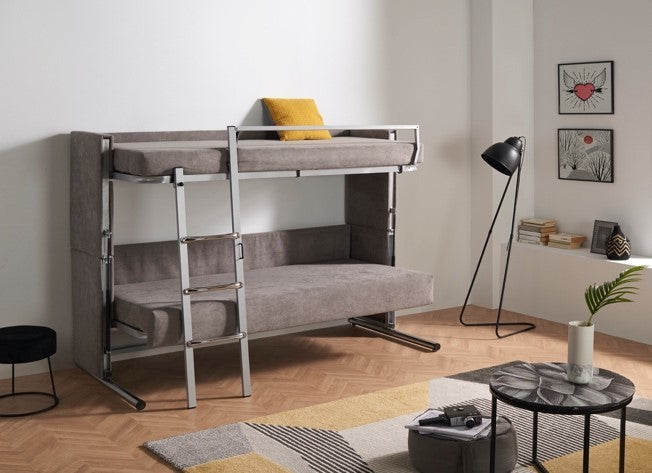 Sofá Cama Litera Miami 3 Plazas Tela Antimanchas Sofá 200x95 cm