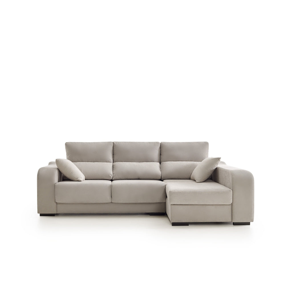 Sofá Chaiselongue Zafiro 3 Plazas Tela Antimanchas