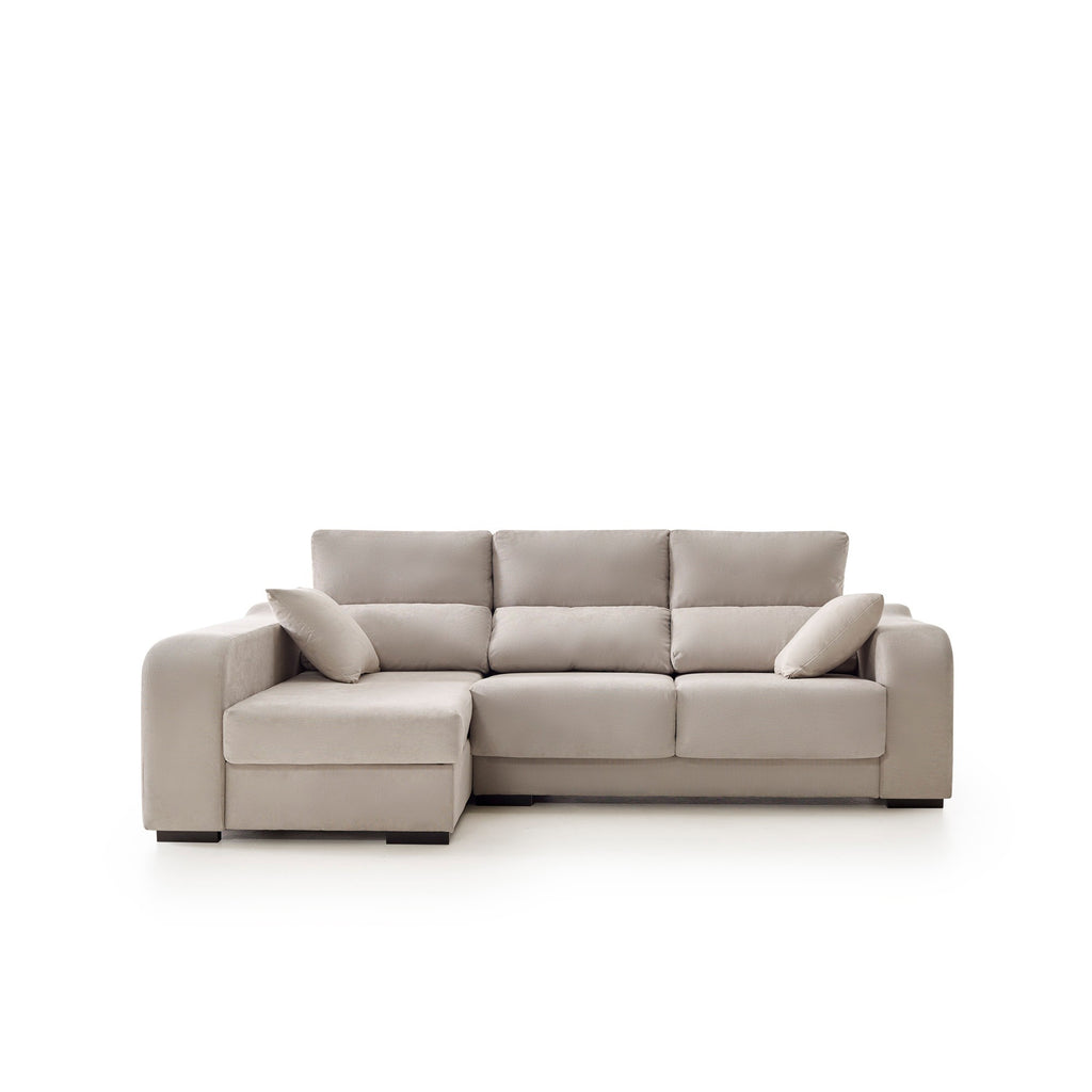 Sofá Chaiselongue Zafiro 3 Plazas Tela Antimanchas